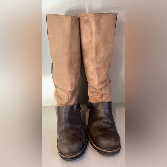 Sorel Womens British Tan Wicked Tall NL1925-265 Leather Riding Snow Boots SZ 9.5 - Picture 5 of 13